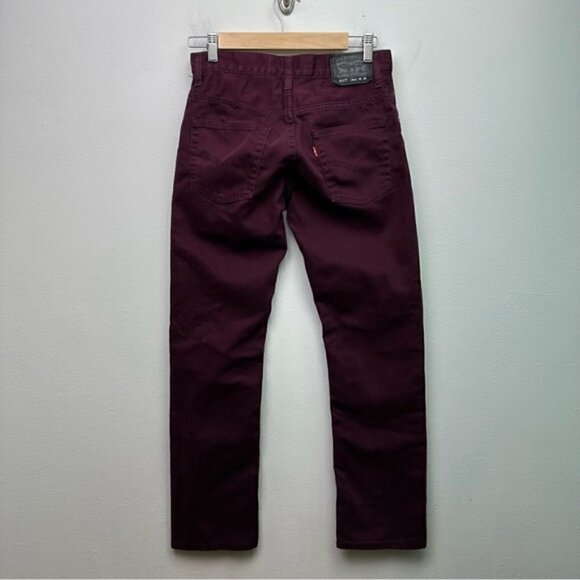 Levi’s 511 Slim Jeans 16reg/28x28 Burgundy Purple - Picture 2 of 8